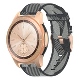 20mm Stripe Weave Nylon Wrist Strap Watch Band for Galaxy Watch 42mm, Galaxy Active / Active 2, Gear Sport, S2 Classic